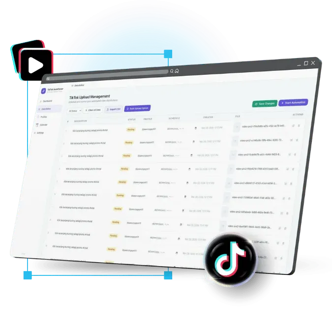 TikTok Auto Poster Dashboard